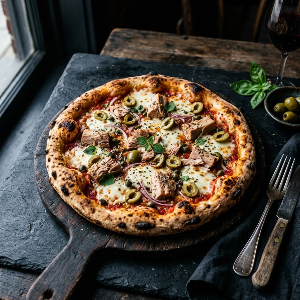 Pizza Thon & Olives